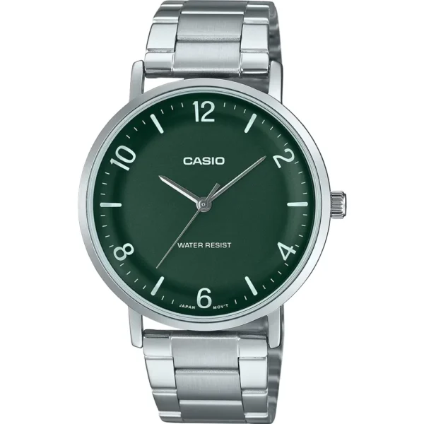 Casio MTP-VT03D-3B Metal Band Men Watch