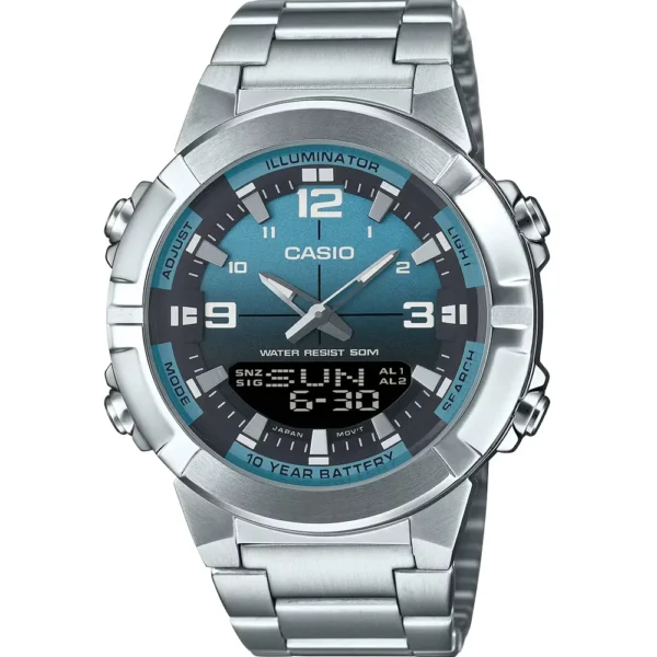 Casio AMW-870DA-2A2 Metal Band Men Watch