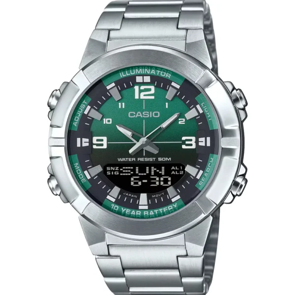 Casio AMW-870DA-3A Metal Band Men Watch