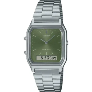 Casio AQ-230A-3A Metal Band Men Watch