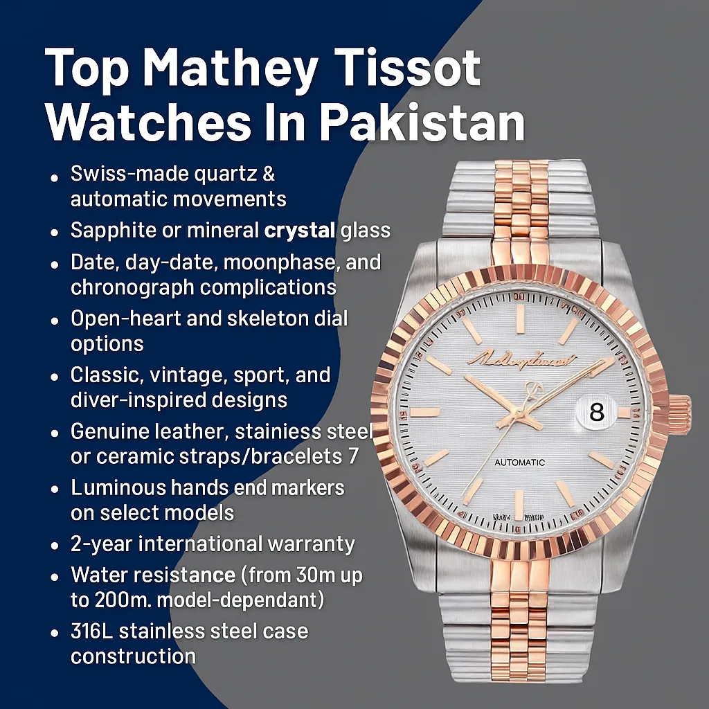 Mathey Tissot Watches Price In Pakistan