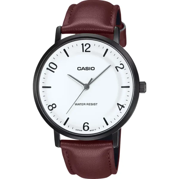 Casio MTP-VT03BL-7B Leather Band Men Watch