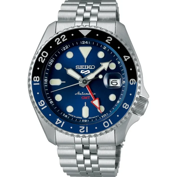 Seiko 5 GMT SSK003K1 Metal Band Men Watch