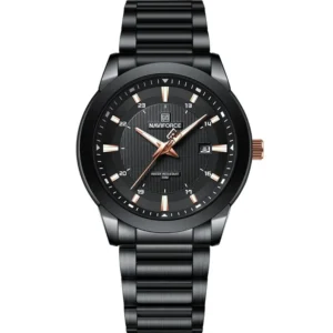 NaviForce NF8029G-BLK Metal Band Men Watch