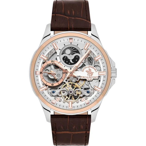 Santa Barbara Polo SB.1.10532-4 Leather Band Men Watch