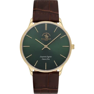 Santa Barbara Polo SB.1.10603-5 Leather Band Men Watch