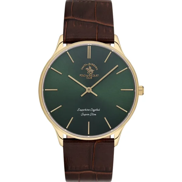Santa Barbara Polo SB.1.10603-5 Leather Band Men Watch