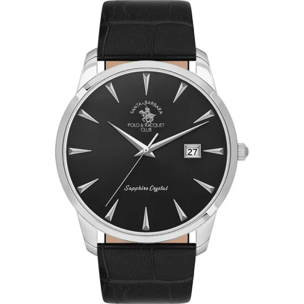 Santa Barbara Polo SB.1.10606-2 Leather Band Men Watch