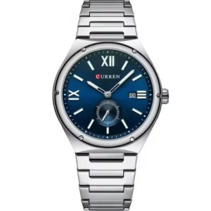 Curren 8471G-CH-BLU Metal Band Men Watch