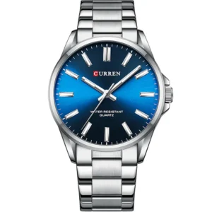Curren 9090G-CH-BLU Metal Band Men Watch