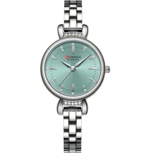 Curren 9098L-CH-GRN Metal Band Women Watch