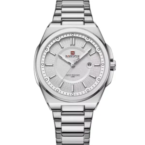 NaviForce NF9212G-CH-WHT Metal Band Men Watch