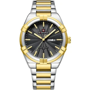 NaviForce NF9218G-TTGLD-BLK Metal Band Men Watch