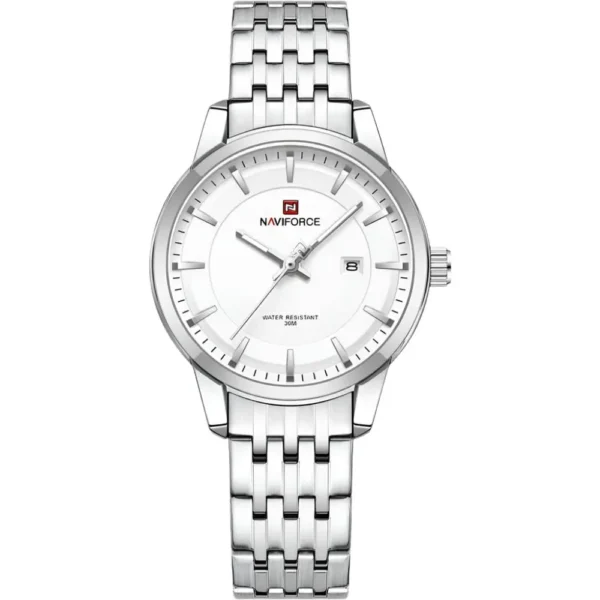 NaviForce NF9228L-CH-WHT Metal Band Women Watch