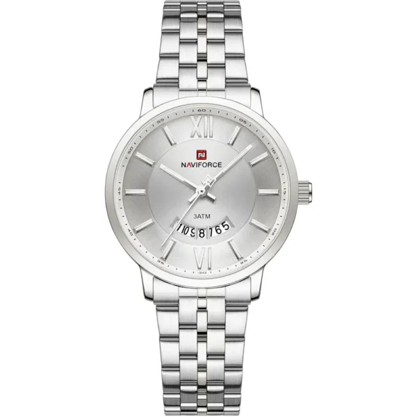 NaviForce NF9238L-CH-WHT Metal Band Women Watch