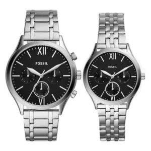 Fossil BQ-2469 Metal Band Pair Set Watch