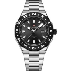 NaviForce NF9249G-CH-BLK Metal Band Men Watch