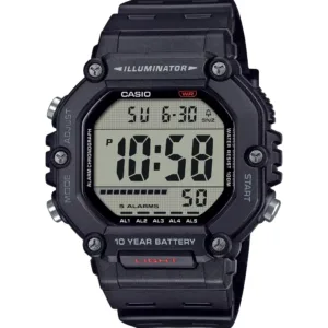 Casio AE-1600H-1A Rubber Band Men Watch